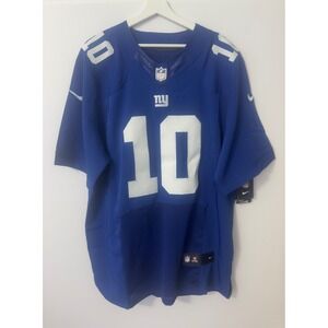 Nike New York Giants NFL Football Jersey Eli Manning Blue Stitched Size 48